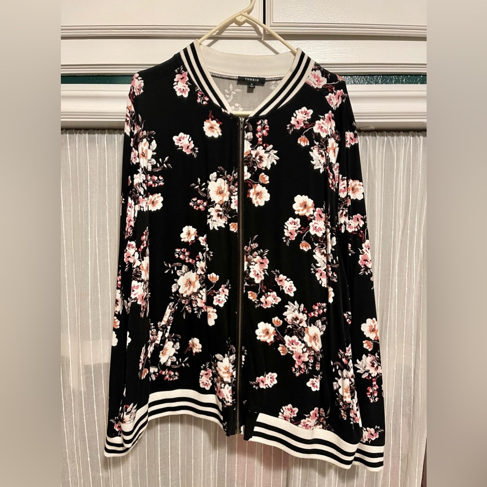 Twill Print Bomber